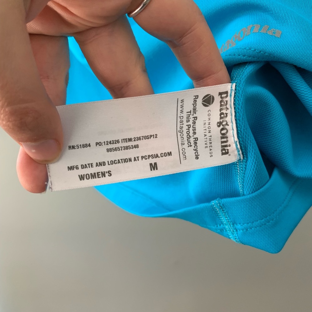 Womenś Patagonia Long Sleeve Fore Runner Shirt - Picture 5 of 7